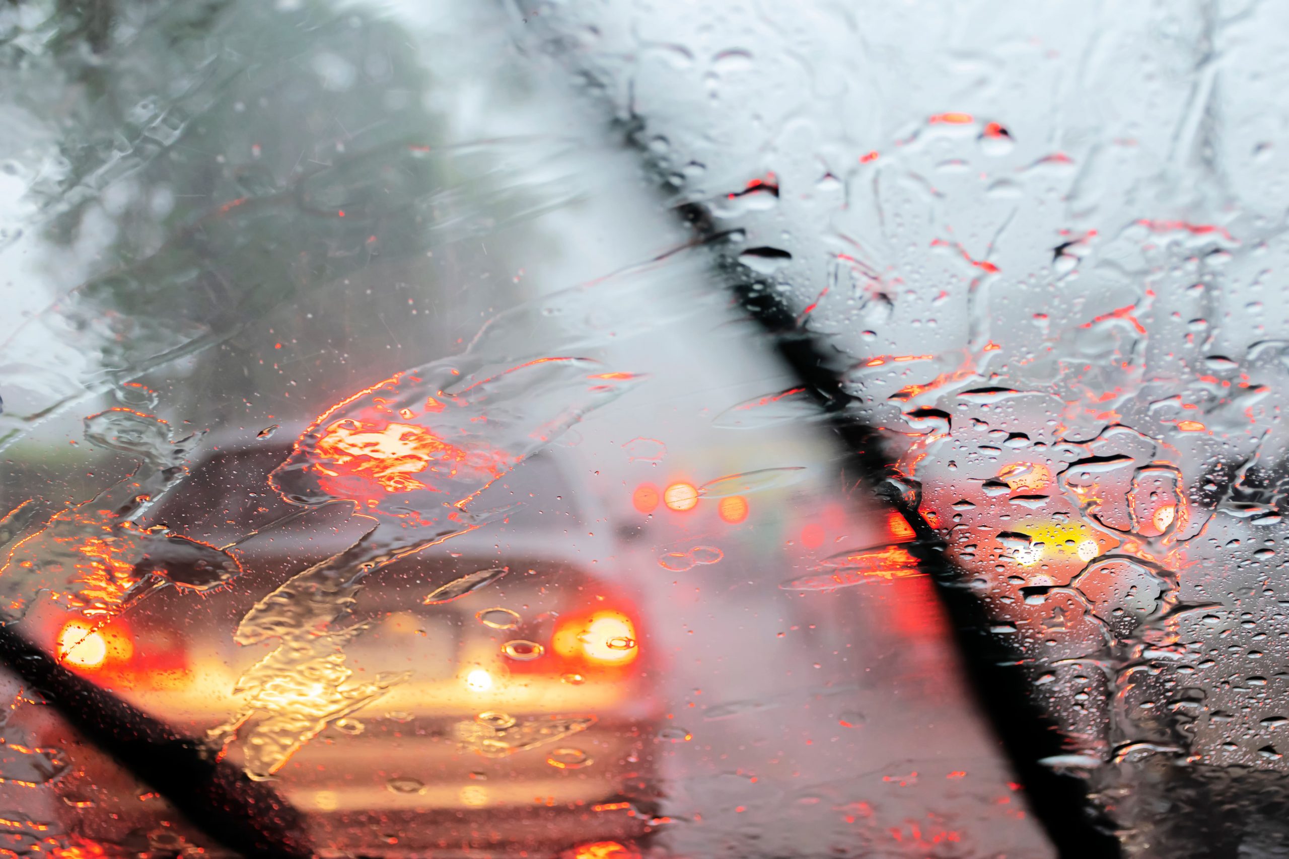 conduire sous la pluie